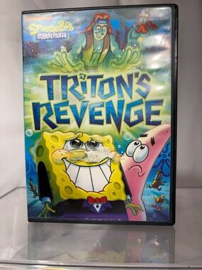 Nickelodeon SpongeBob Triton's Revenge DVD - Blue & Yellow Cover